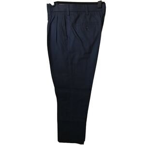 Croft & Barrow Blue Easy Care Khaki Classic Fit Pleat Front Men's Pants 31x30